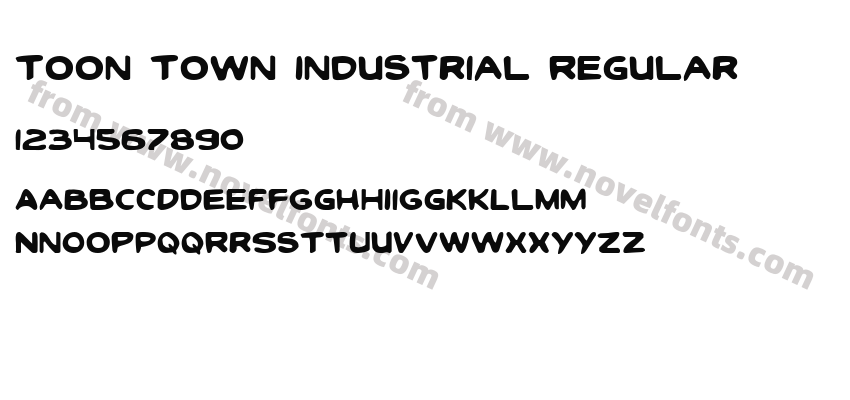 Toon Town Industrial RegularPreview