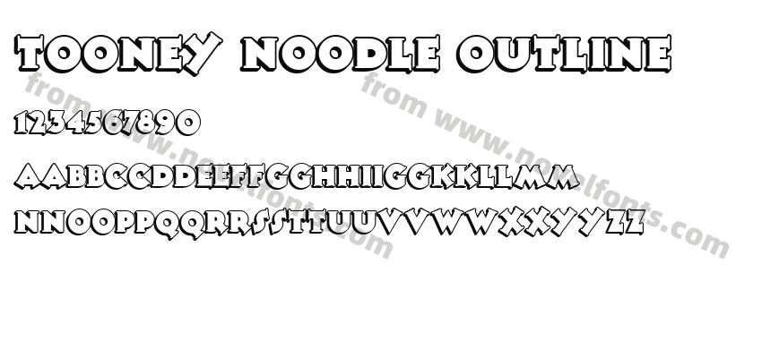 Tooney Noodle OutlinePreview