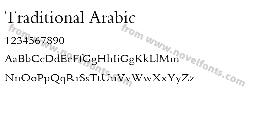 Traditional ArabicPreview