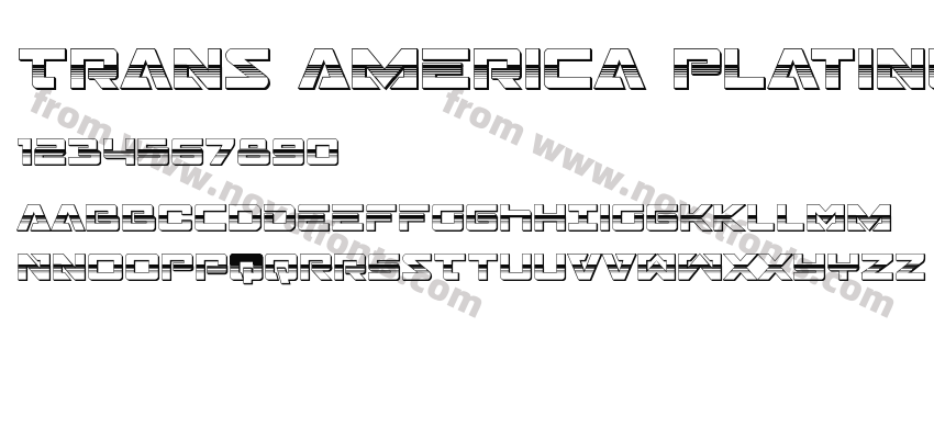 Trans America PlatinumPreview