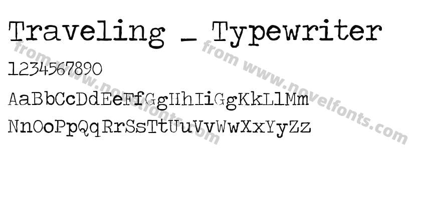 Traveling _ TypewriterPreview