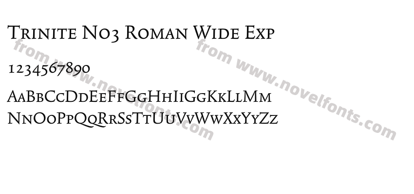 Trinite No3 Roman Wide ExpPreview