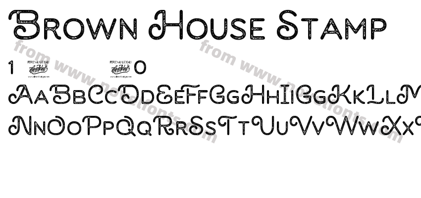 Brown House StampPreview