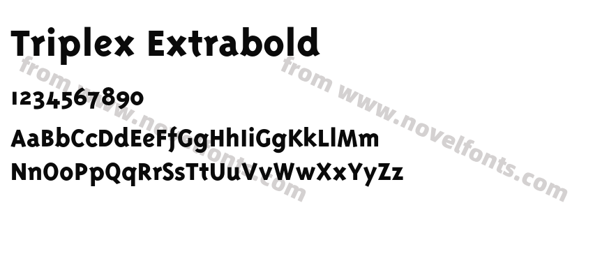 Triplex ExtraboldPreview