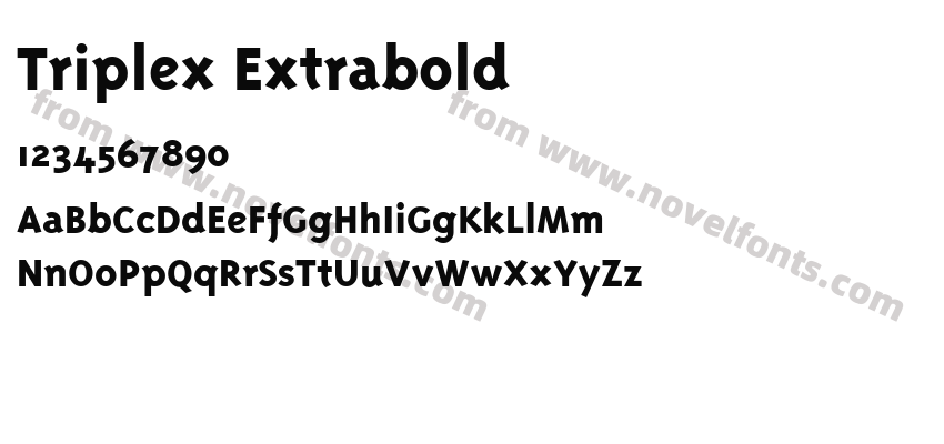 Triplex ExtraboldPreview