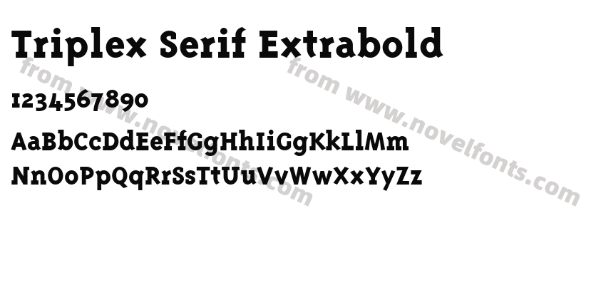 Triplex Serif ExtraboldPreview