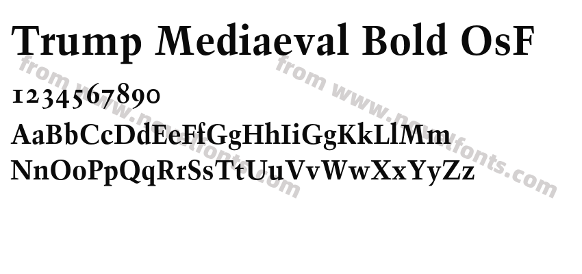 Trump Mediaeval Bold OsFPreview