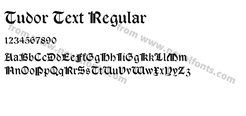 Tudor Text RegularPreview