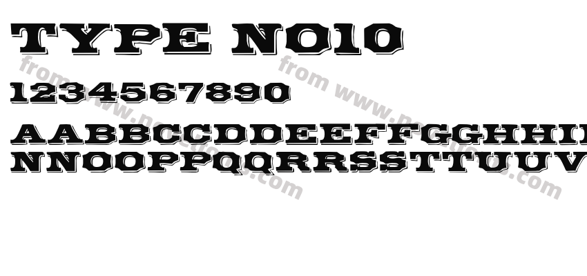 Type No10Preview