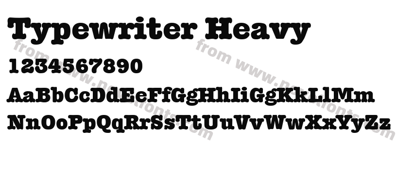 Typewriter HeavyPreview