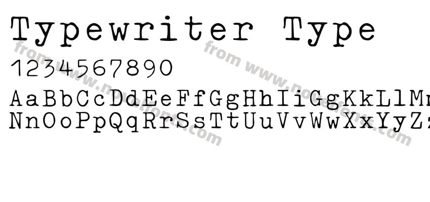 Typewriter TypePreview