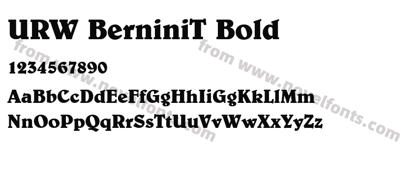 URW BerniniT BoldPreview