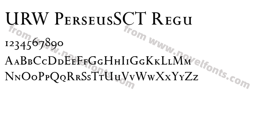 URW PerseusSCT ReguPreview