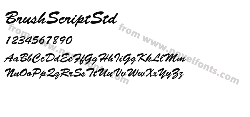 BrushScriptStdPreview