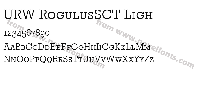 URW RogulusSCT LighPreview