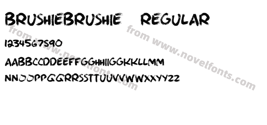 BrushieBrushie-RegularPreview