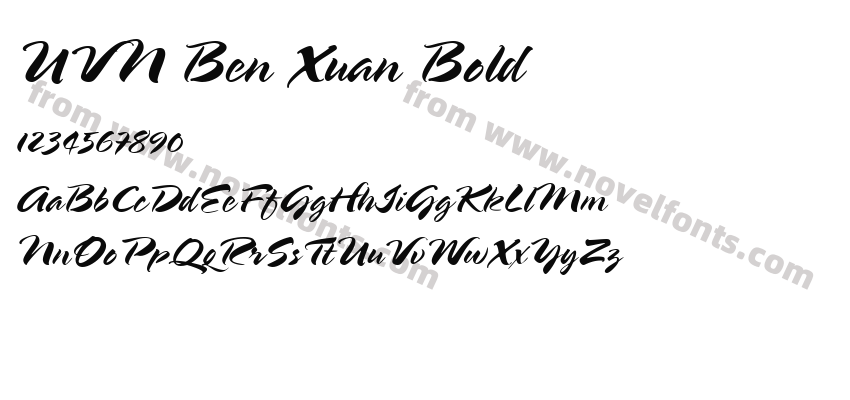 UVN Ben Xuan BoldPreview