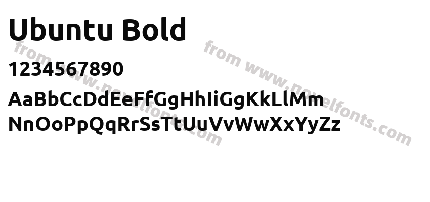 Ubuntu BoldPreview