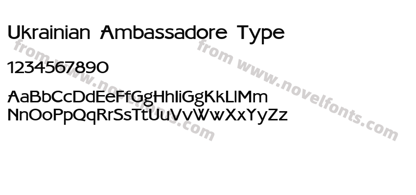 Ukrainian Ambassadore TypePreview