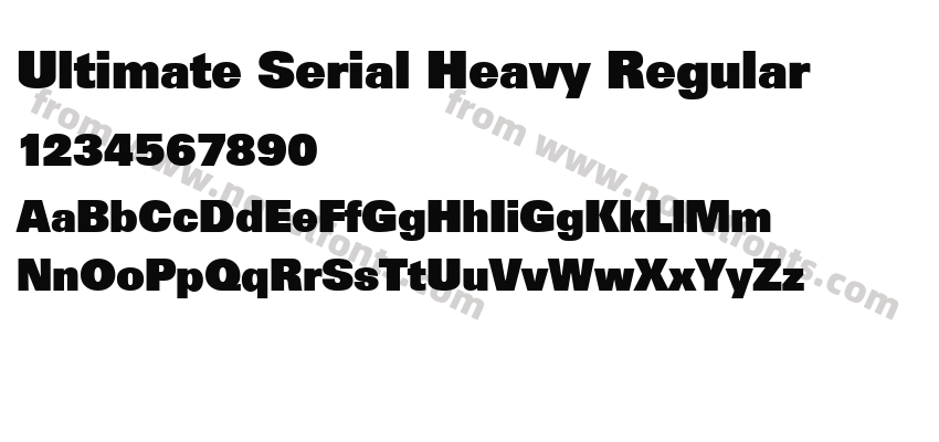 Ultimate Serial Heavy RegularPreview