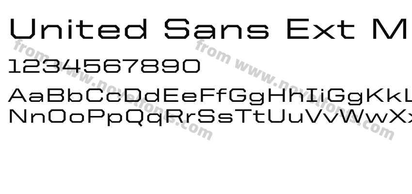 United Sans Ext MediumPreview