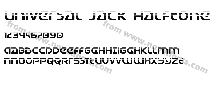 Universal Jack HalftonePreview