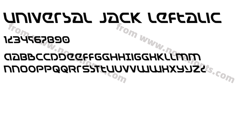 Universal Jack LeftalicPreview