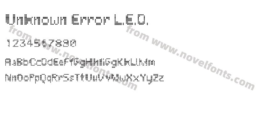 Unknown Error L.E.D.Preview