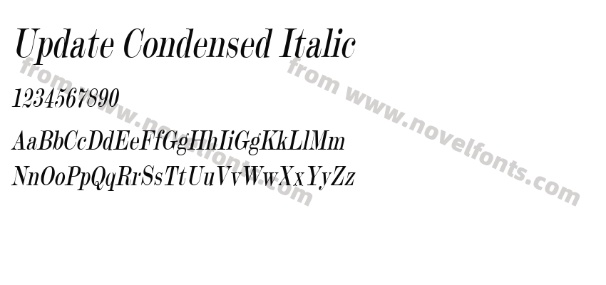 Update Condensed ItalicPreview