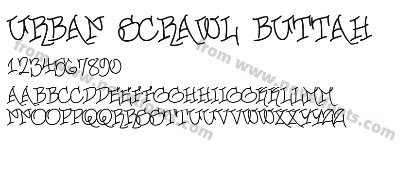 Urban Scrawl ButtahPreview