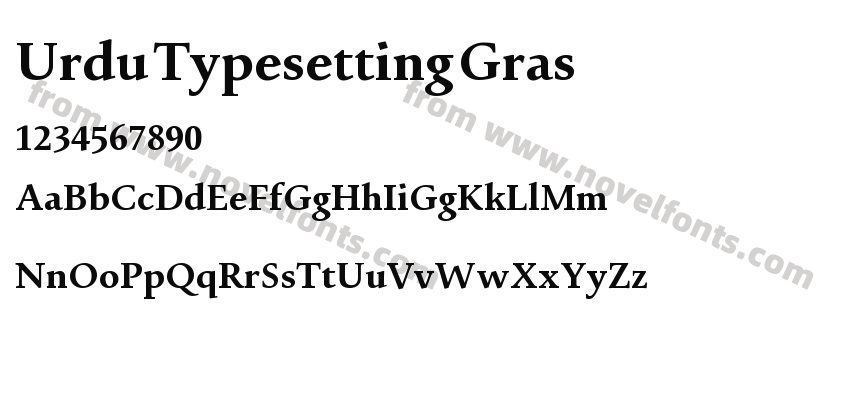 Urdu Typesetting GrasPreview