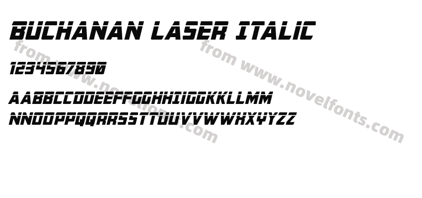 Buchanan Laser ItalicPreview