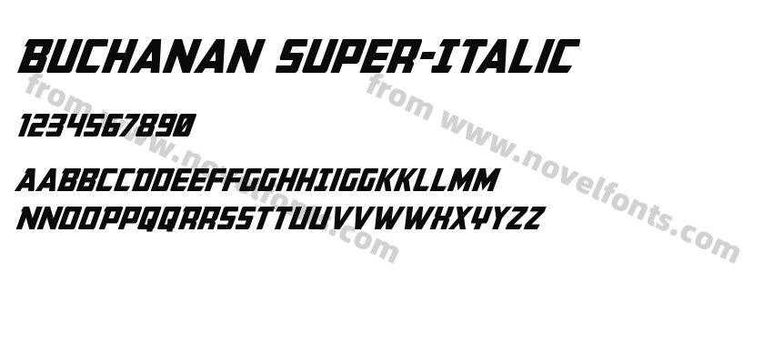 Buchanan Super ItalicPreview