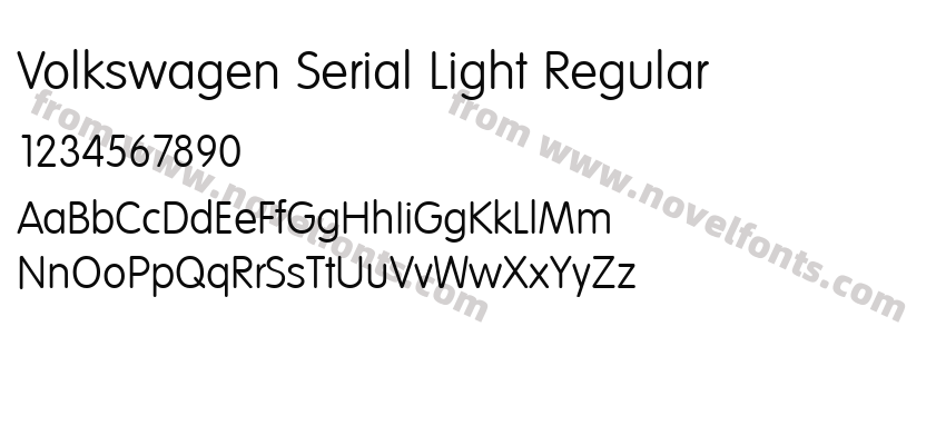 Volkswagen Serial Light RegularPreview