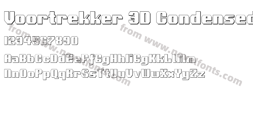 Voortrekker 3D CondensedPreview