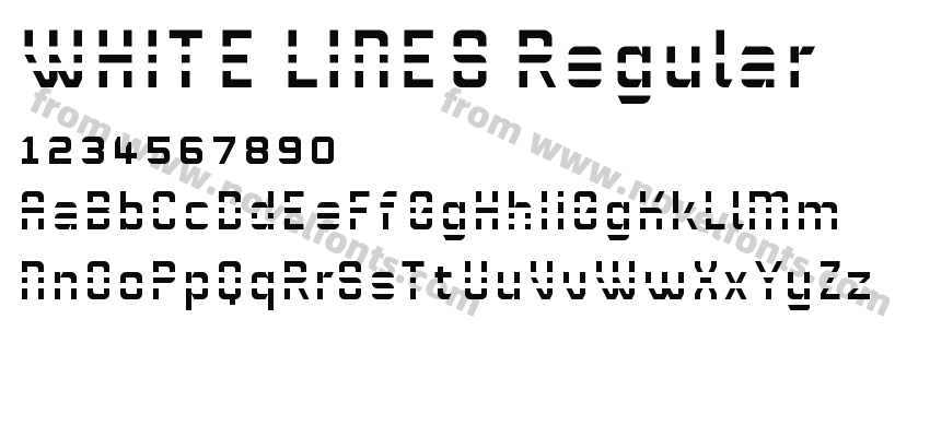 WHITE LINES RegularPreview