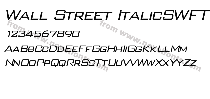 Wall Street ItalicSWFTEPreview