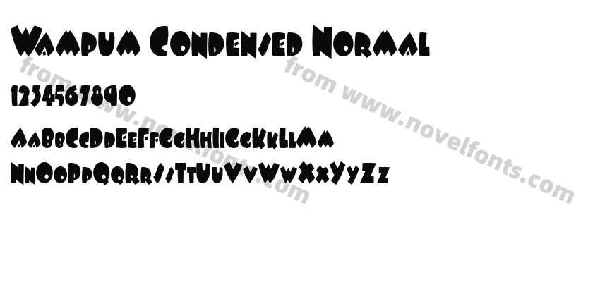 Wampum Condensed NormalPreview