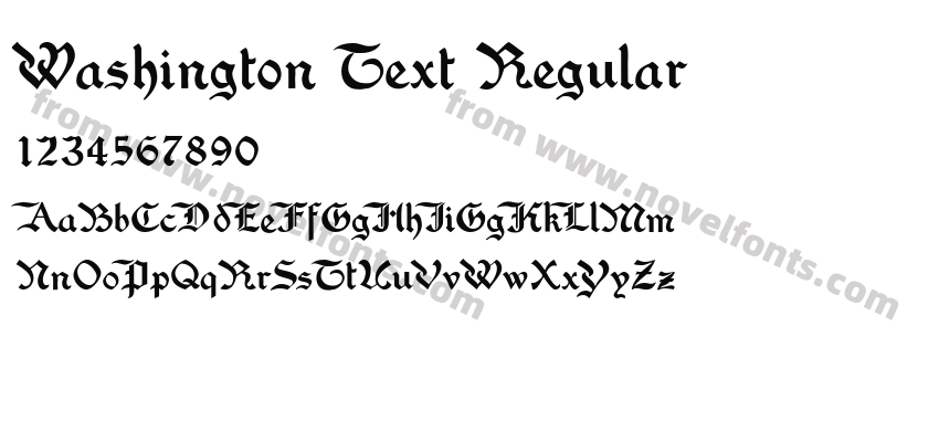 Washington Text RegularPreview