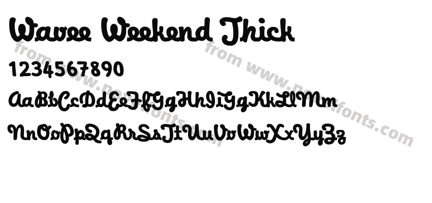 Wavee Weekend ThickPreview