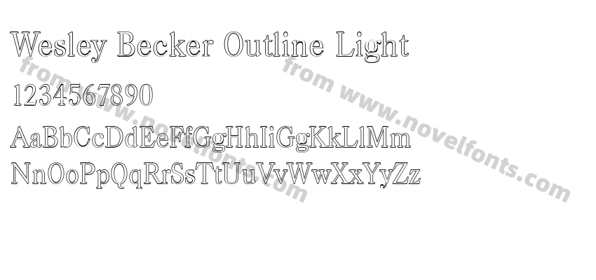 Wesley Becker Outline LightPreview