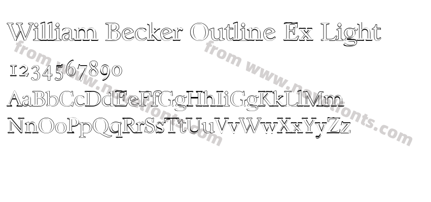 William Becker Outline Ex LightPreview