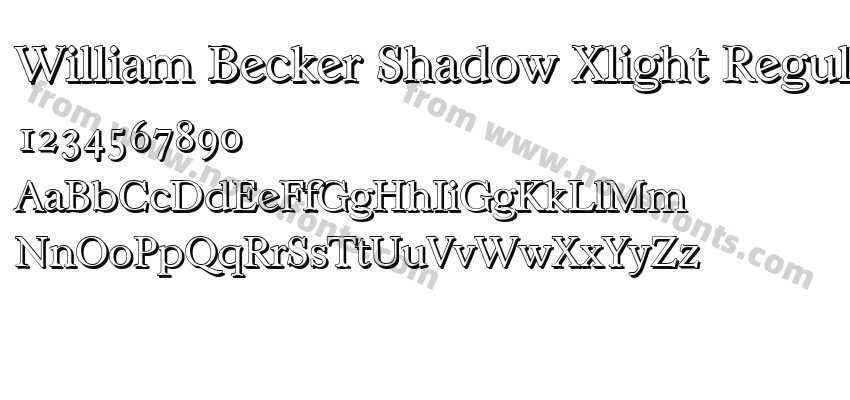 William Becker Shadow Xlight RegularPreview