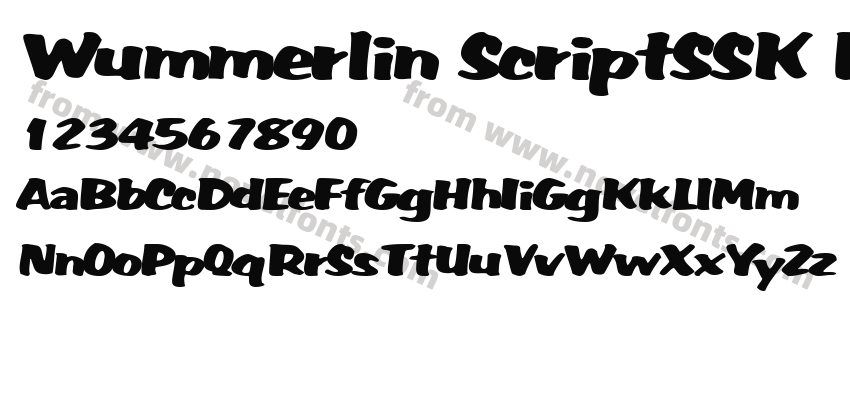 Wummerlin ScriptSSK BoldPreview