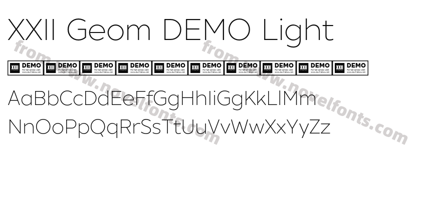 XXII Geom DEMO LightPreview