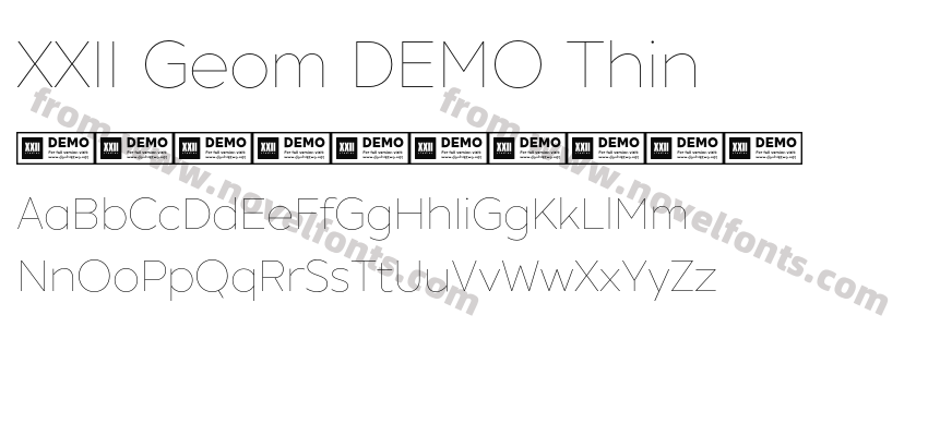 XXII Geom DEMO ThinPreview