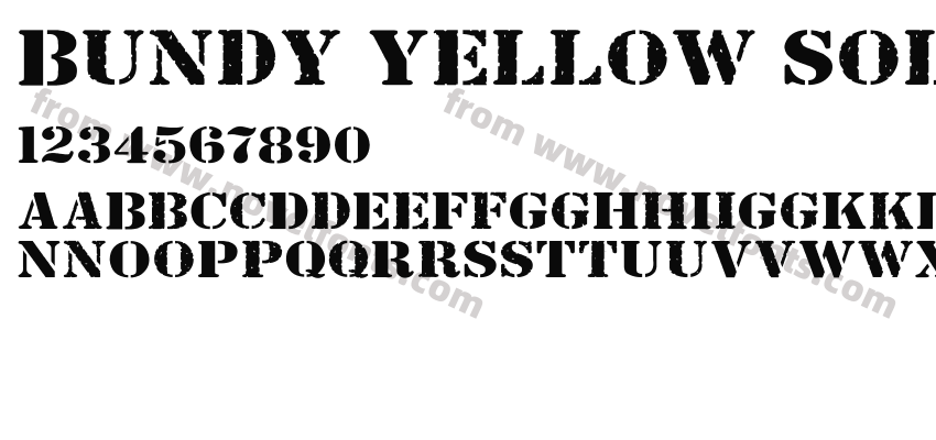 Bundy Yellow SolidPreview