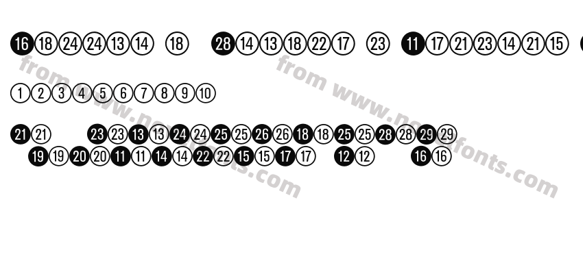 Ziffernim Kreisund QuadratBQPreview