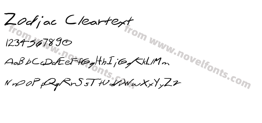 Zodiac CleartextPreview