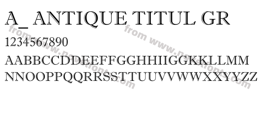 a_ Antique Titul GrPreview